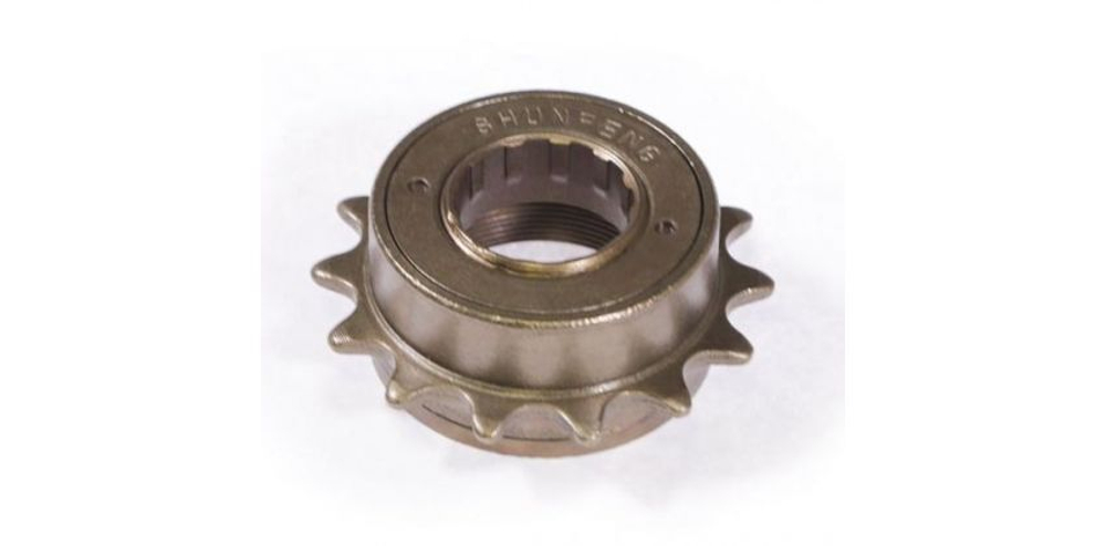 Трещотка 1/2"x1/8", 14 зубьев, резьба M30*1, сталь, цвет: бронзовый для  BMX 1/100 KDF-14
