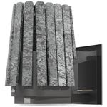 Дровяная банная печь Grill'D Cometa Vega 450 Long Max Stone Pro (Серпентинит)