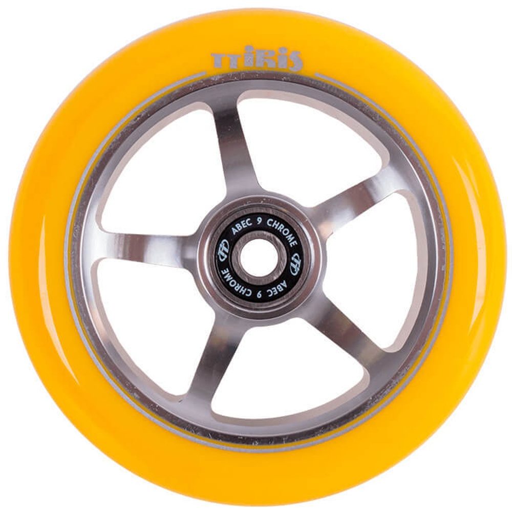 Колесо для самоката X-Treme 110*24 мм,  Iris, grey-yellow