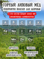 Мёд натуральный горный липовый, 950 г