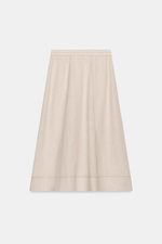 ЛЬНЯНАЯ ЮБКА НА ЗАПÁХЕ СО СТРОЧКОЙ — ZARA