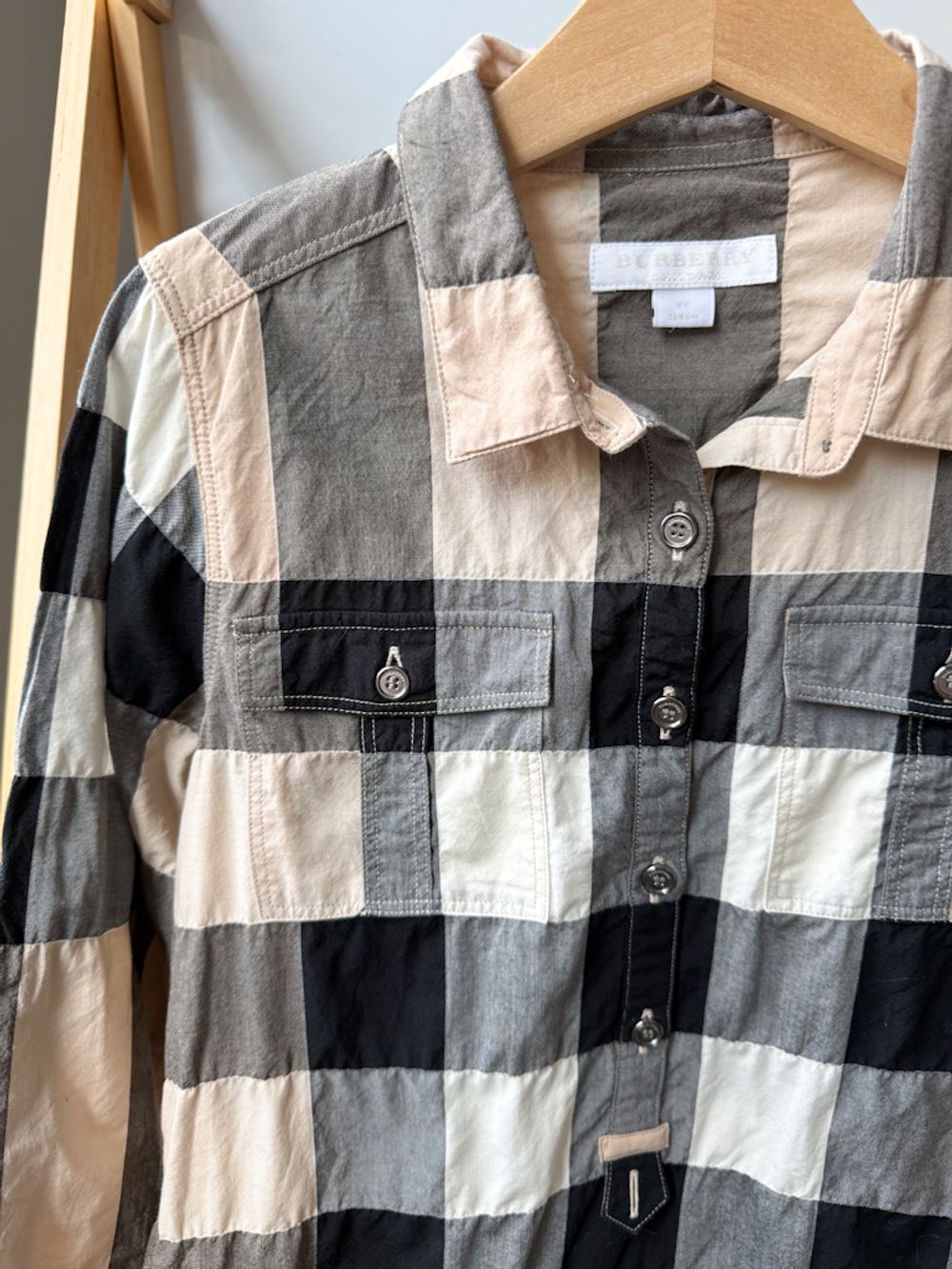Хлопковое платье Burberry, 128