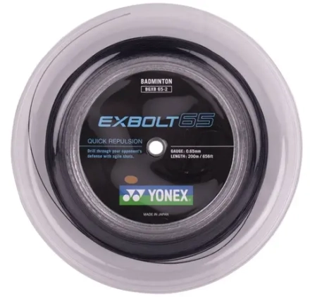 Струны для бадминтона Yonex Exbolt 65 (200 m) - black