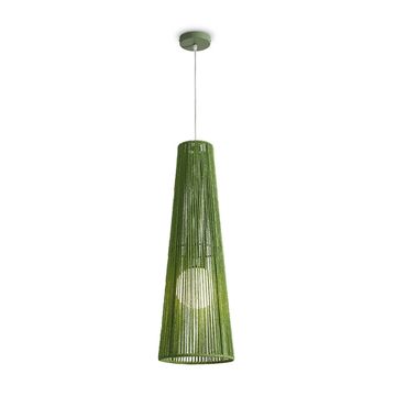 Подвесной светильник 1*Е14 FR5405PL-01GN1 зелёный Cottage Freya