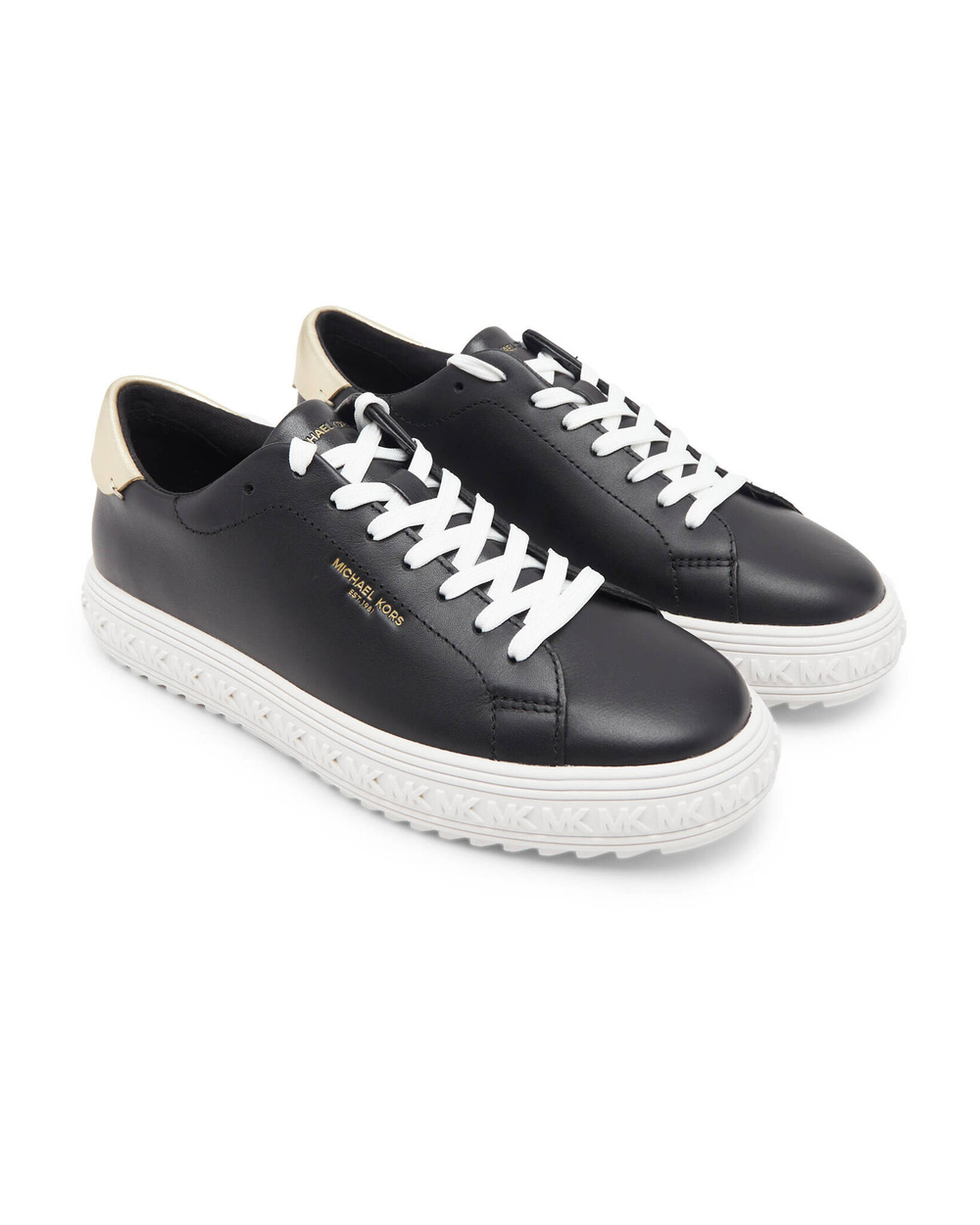 Кожаные кроссовки grove lace up Michael Kors - черный(43F2GVFS6L)