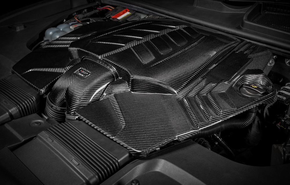 Eventuri Система впуска RS Q8 / Urus / Cayenne Turbo / Bentayga карбоновая глянцевая EVE-4V8TT-CF-INT
