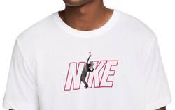 Мужская теннисная футболка Nike Court Dri-Fit Short Sleeve T-Shirt - белый