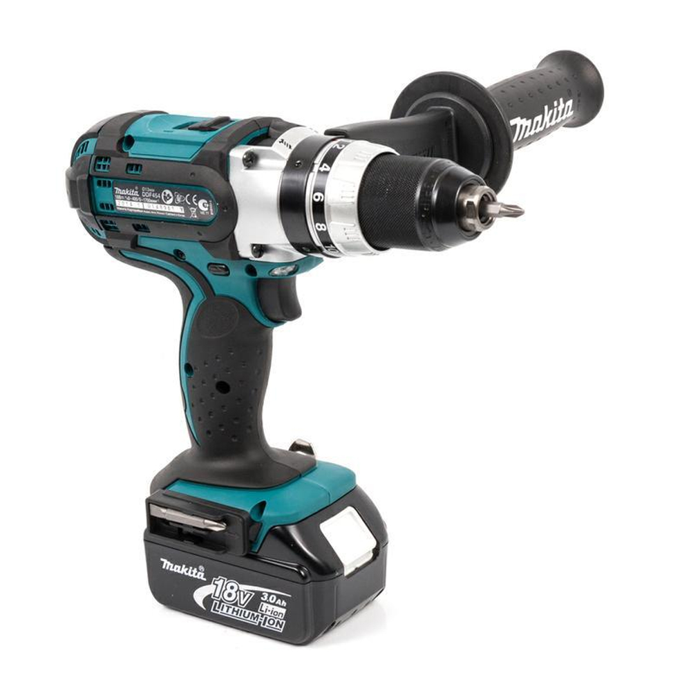 Аккумуляторная дрель-шуруповерт Makita DDF454RFE