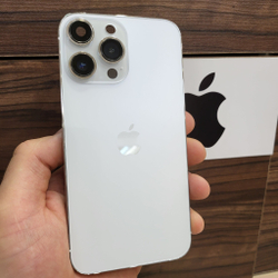 Корпус для iPhone XR в стиле iPhone 14Pro (цвет: Silver-White - серебристо-белый)