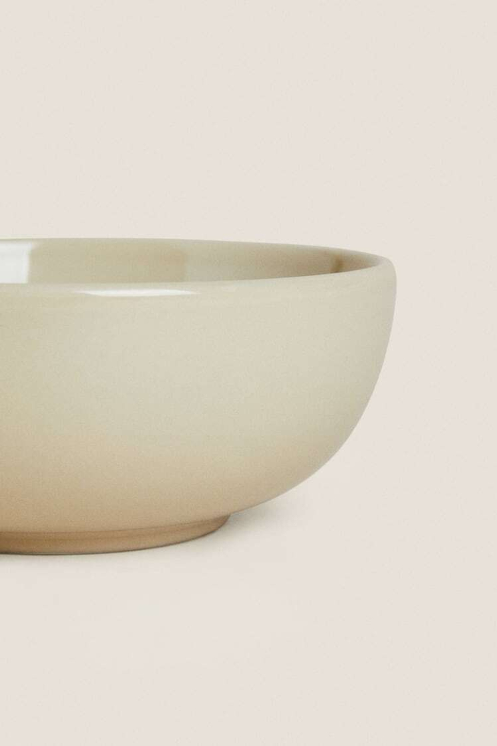 ZARA HOME КЕРАМИЧЕСКАЯ ПИАЛА, БЕЖЕВЫЙ