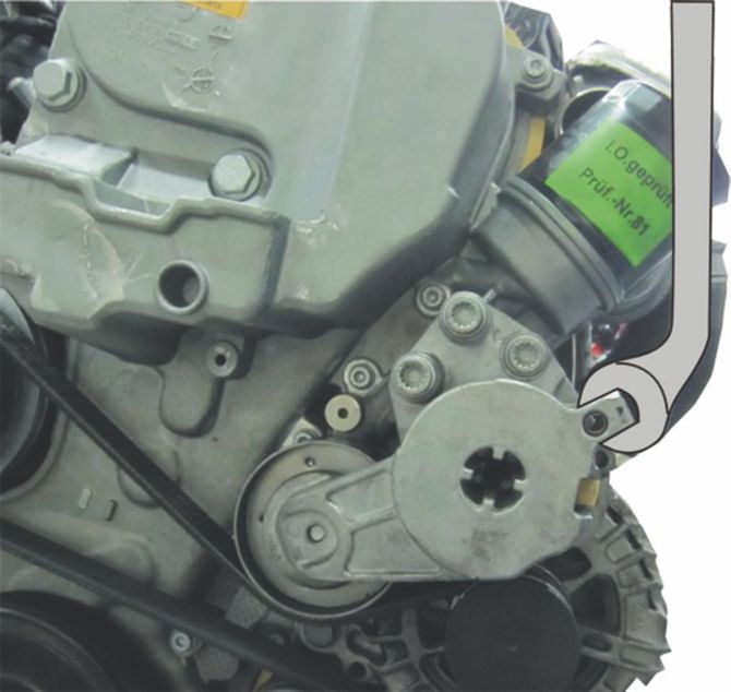 JTC (JTC-4322) Ключ для натяжителя приводного ремня (VW AUDI TSI)