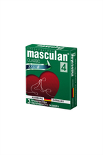 Презервативы Masculan Classic 4 увеличенного размера 3 шт
