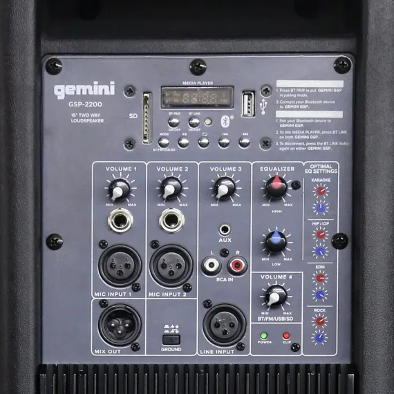 Gemini GSP-2200 Black