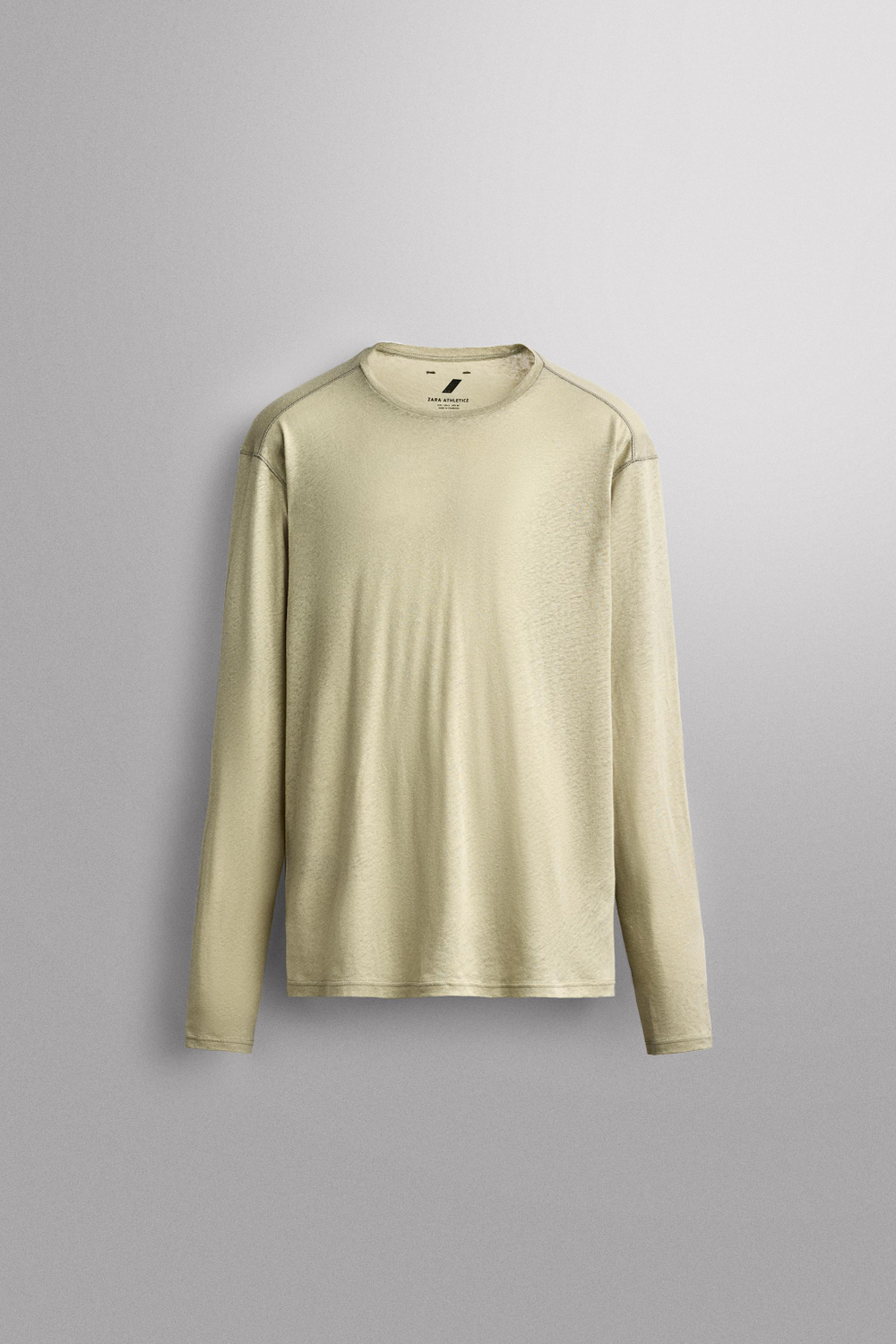 ЛЕГКАЯ ФУТБОЛКА ИЗ ЛЬНА И ХЛОПКА — ZARA