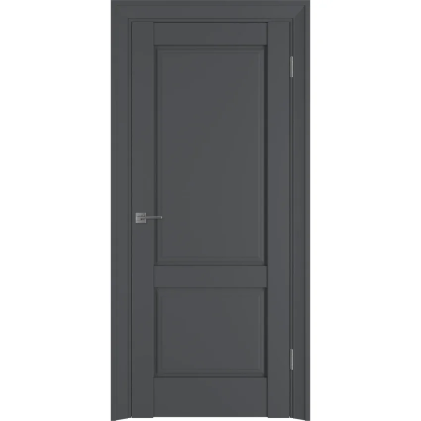 Межкомнатная дверь пэт Витон 02W grey глухая