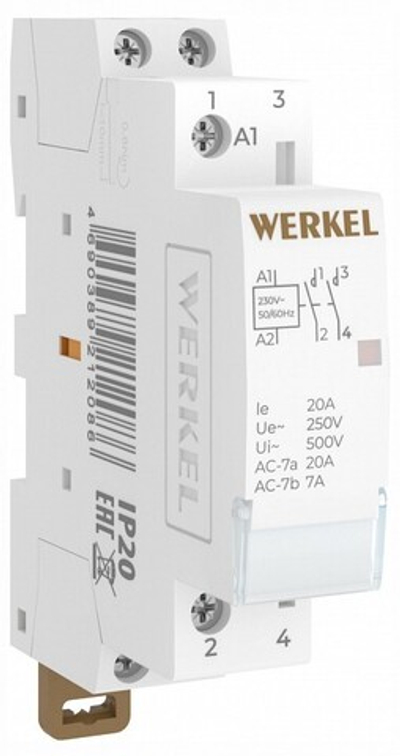Контактор одномодульный Werkel W941M20O