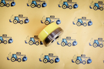 Направляющая аутригера гайка + накладка, Гайка аутригера Jcb 3cx/4cx 128/10850a