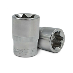 Набор головок на держателе ROSSVIK SST0424, 1/4", 3/8", 1/2", TORX E4-E24, 14 предметов