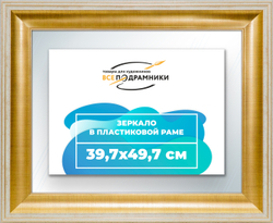 Зеркало настенное в раме 39,7x49,7