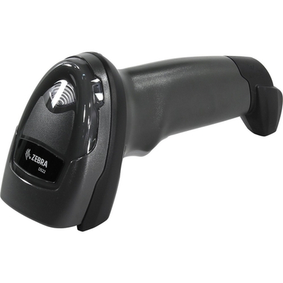 Сканер штрих-кодов Zebra DS2208-SR [DS2208-SR7U2100AZW/ DS2208-SR00007ZZWW] черный (ручной лазерный сканер штрих-кода,USB KIT: DS2208-SR00007ZZWW SCANNER; CBA-U21-S07ZBR SHIELDED USB CABLE)