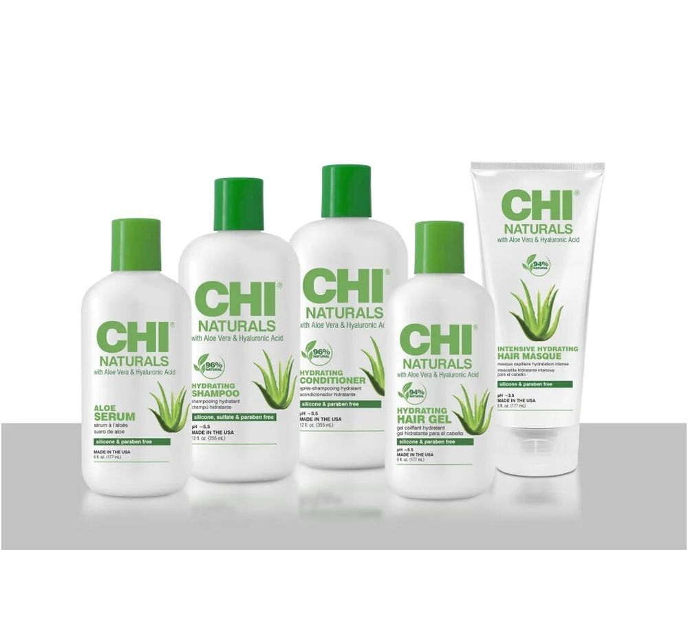 CHI Naturals Hydrating Conditioner Кондиционер увлажняющий с алоэ вера и гиалуроновой кислотой, 355 мл