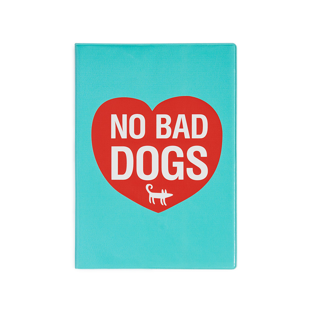 Обложка для ветпаспорта NO BAD DOGS (твердый переплет) Шарик