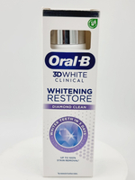 Зубная паста 3D White Clinical Whitening Restore Diamond Clean, с фтором, отбеливающая 75 мл (Германия)