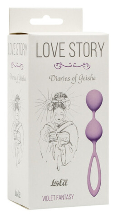 Средние шарики в силиконовой оболочке Violet Fantasy (16,5 см , сиреневый) (Цвет: сиреневый)