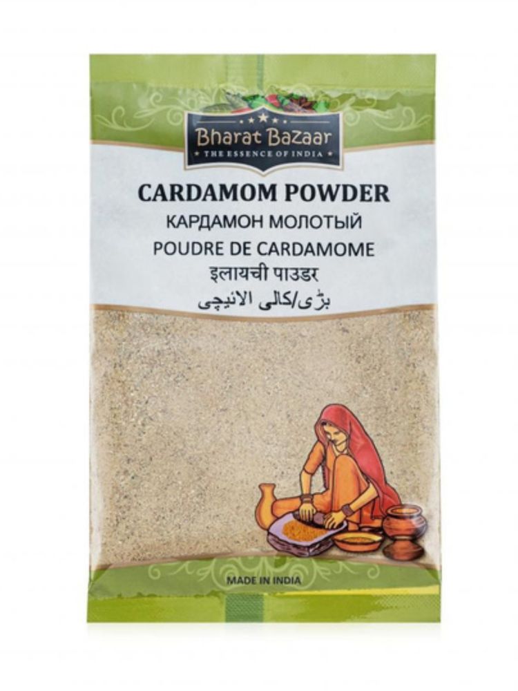 Bharat BAZAAR Cardamon Кардамон зеленый молотый 50 г 2 шт