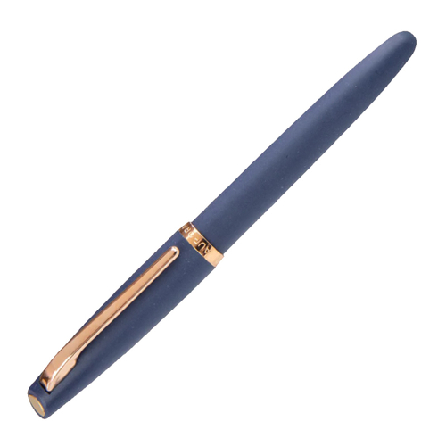 Перьевая ручка Aurora Style Resina Matt Blue PGT, перо - F, в подарочной коробке