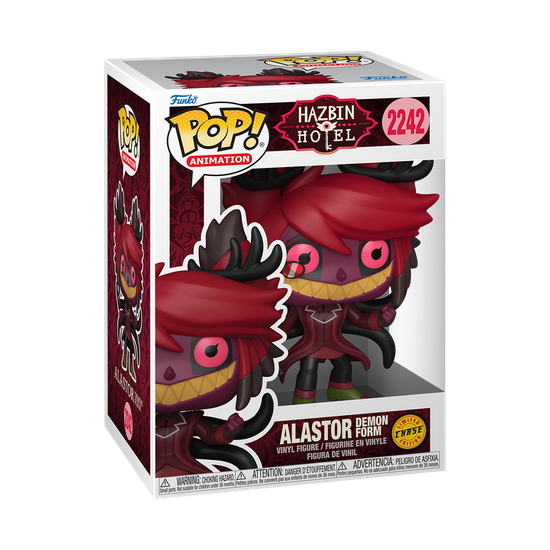 Фигурка Funko POP! Animation Hazbin Hotel Alastor Demon Form Chase (2242) — коробка Chase
