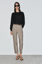 УКОРОЧЕННЫЕ БРЮКИ С РЕМНЕМ — ZARA