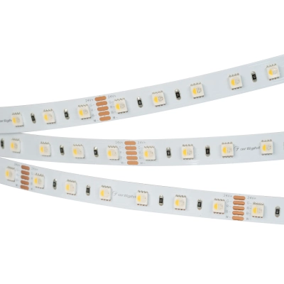 Лента RT-B60-12mm 24V RGBW-White-4-in-1 (19.2 W/m, IP20, 5060, 5m) (Arlight, Открытый)