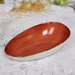 Тарелка керамическая «Corsica orange» 26*16*6см