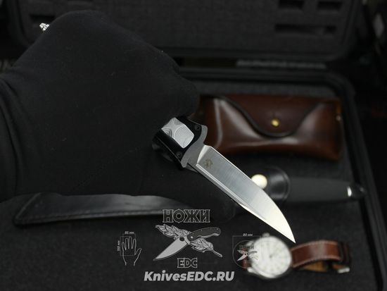 Нож фронтальный Steelclaw Аргон-04-1 - рукоять алюvиний, клинок D2
