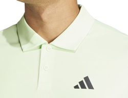 Мужское теннисное поло Adidas W Club 3 Stripes Polo - semi green spark