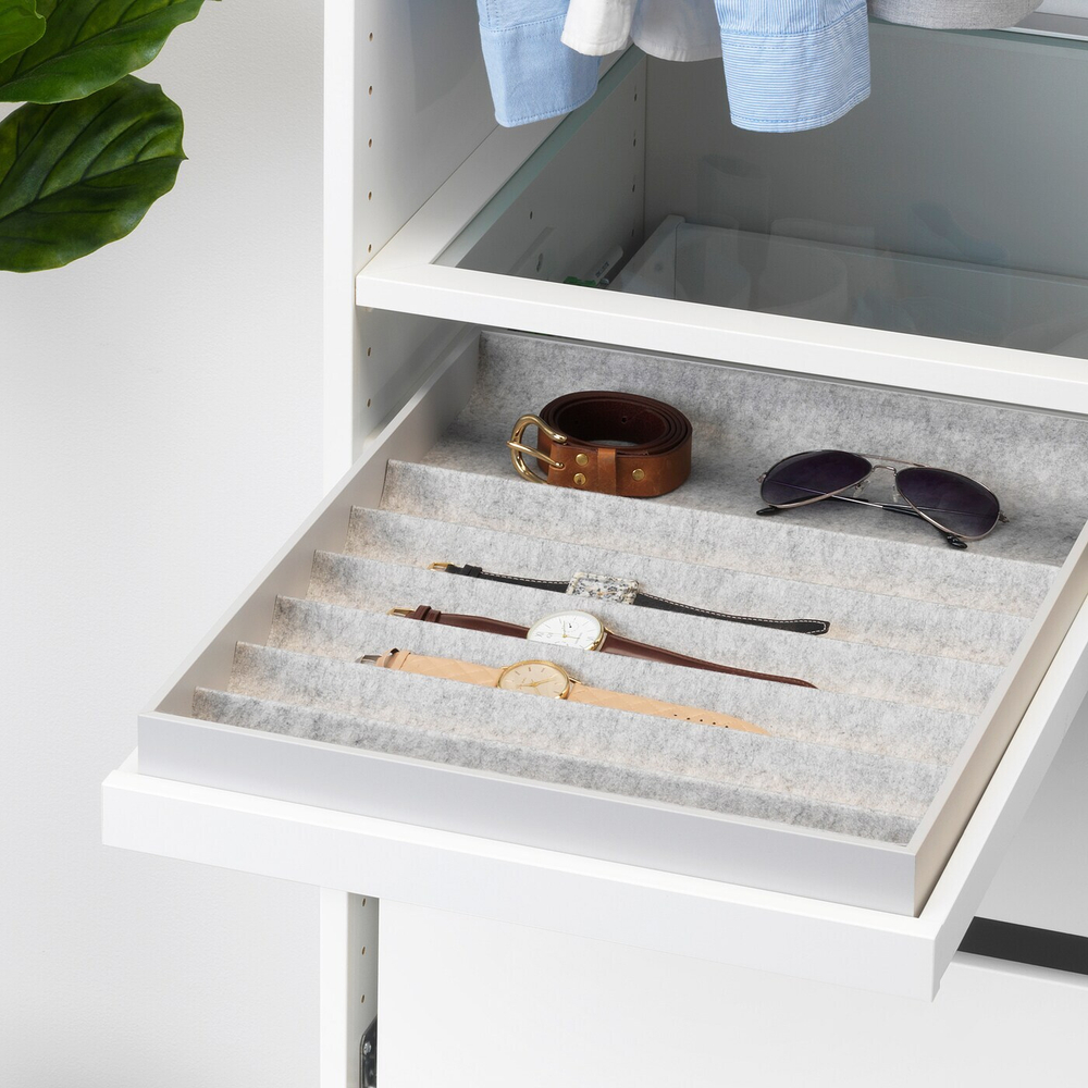 Полка выдвижная IKEA KOMPLEMENT (КОМПЛЕМЕНТ), Белый, 50x58 см