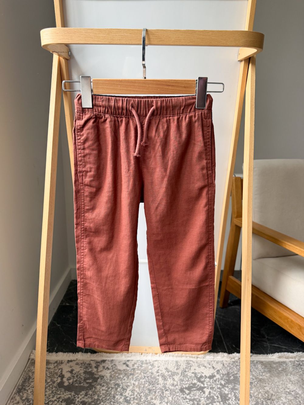 Новые хлопковые брюки H&M, 104