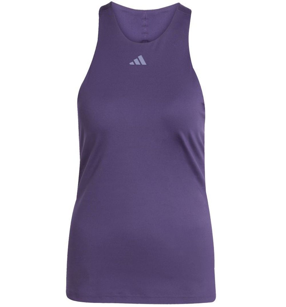 Женский топ теннисный Adidas Tennis Climacool Y-Tank - aurora plum