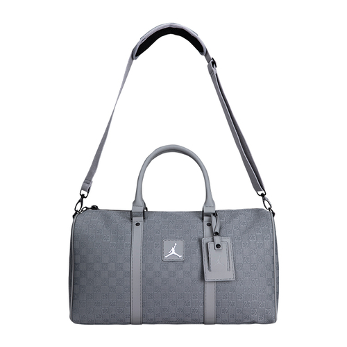 Jordan Checkerboard Jacquard Fabric Monogram Bag, Luggage Bag, Bucket Bag, Shoulder Bag Unisex White
