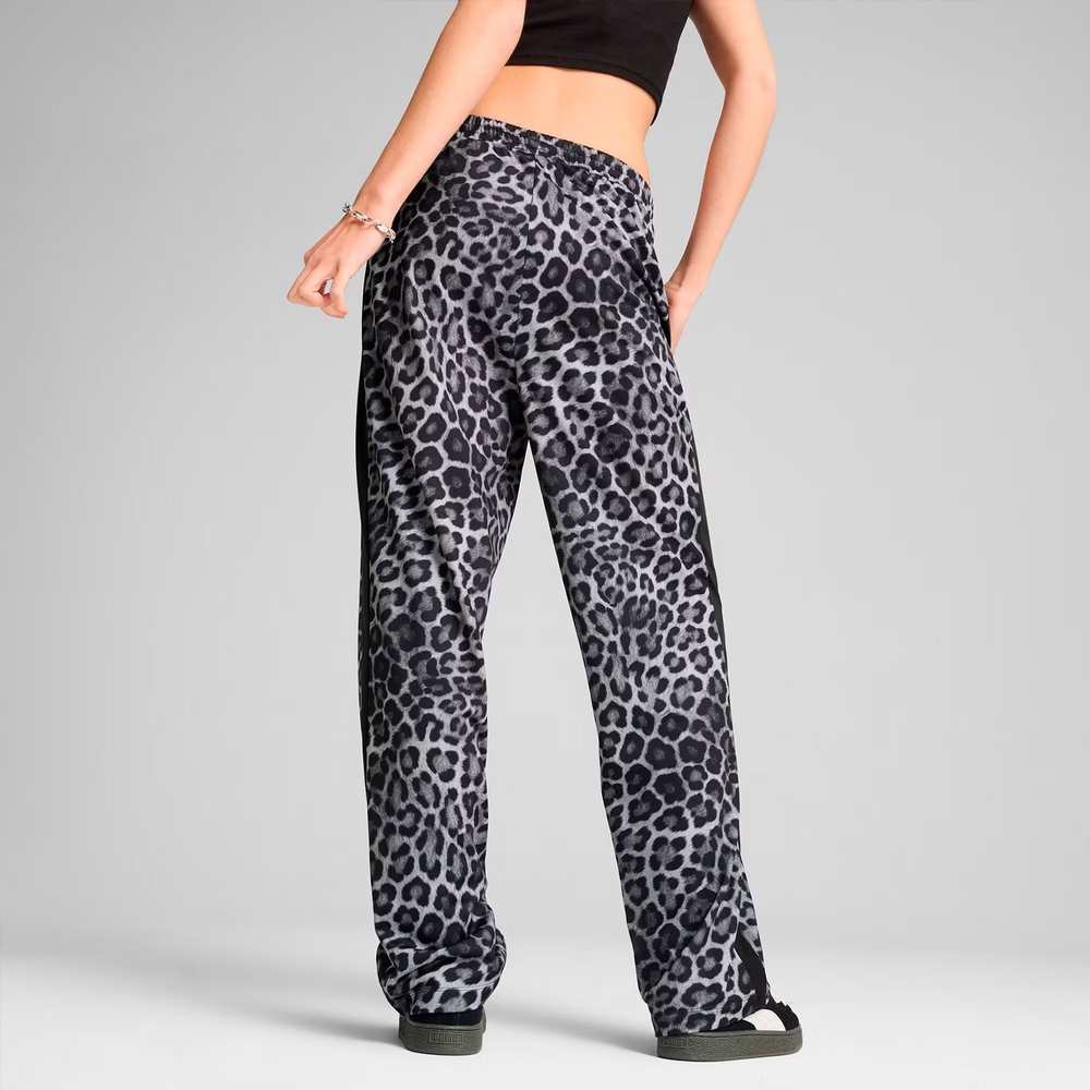 Брюки спортивные женские Puma T7 LEO LUXE AOP Straight Pants op