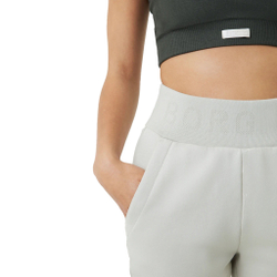 Женские теннисные брюки Björn Borg STHLM High Waist Training Pants Women - Cream