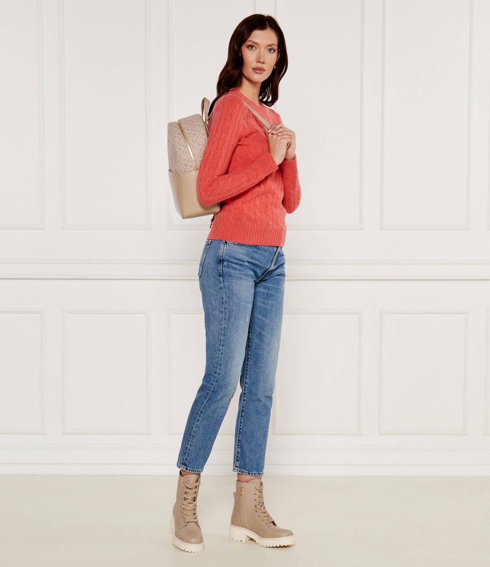 Кожаные ботильоны CHIC Tommy Hilfiger - бежевый(FW0FW08305)