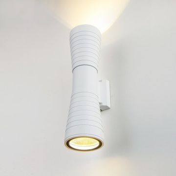 Уличный настенный светильник 1502 TECHNO LED белый Tube double Elektrostandard