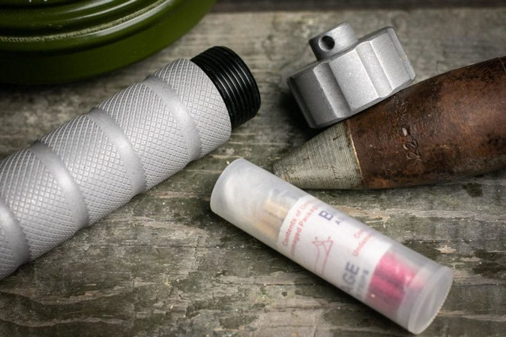Нож Kizlyar Supreme SURVIVALIST X D2 TW GAH CAMO (TacWash, Grey Aluminium Handle, Camo MOLLE Sheath)