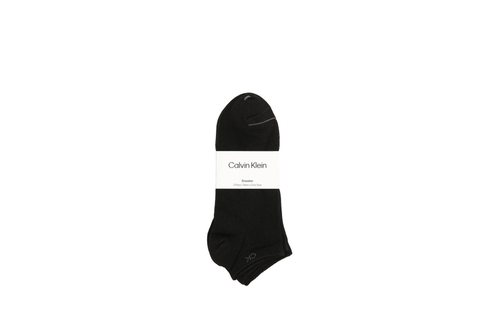 носки 3 пары Calvin Klein - черный(701218718)