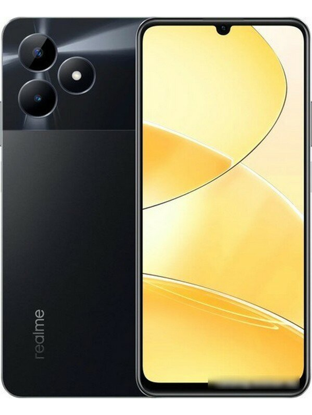 Смартфон realme C51 4/128 ГБ RU, Dual nano SIM, черный