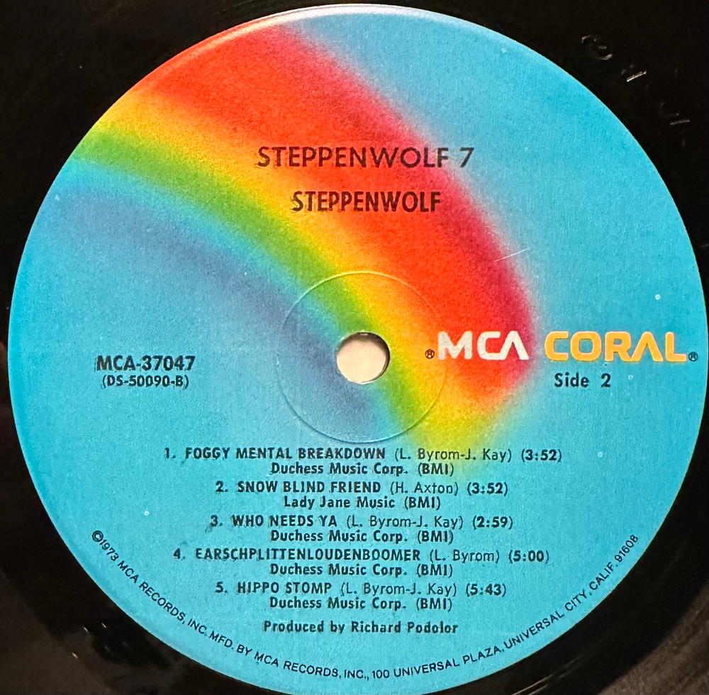 Steppenwolf - Steppenwolf 7 (США 1973г.)