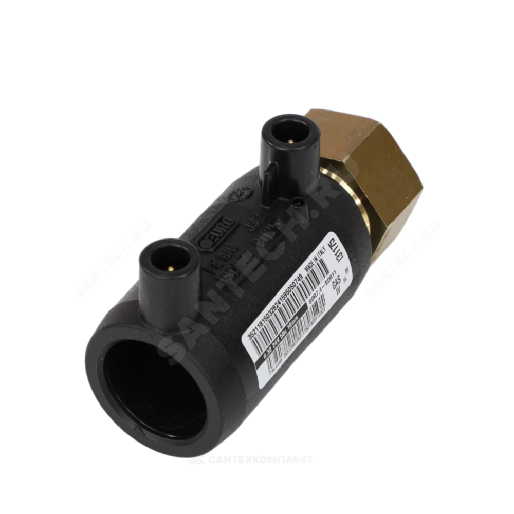 Муфта электросварная ПЭ100 Дн 63х2" ВР Ру25 SDR7,4 EUROSTANDARD 2162160063