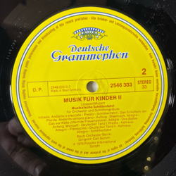 Винтажная виниловая пластинка LP Leopold Mozart, Wolfgang Amadeus Mozart, Bach Orchester Berlin, Carl Gorvin, Дирижер Karl Bohm, Musik Fur Kinder 2 Классическая Музыка Для Детей (Германия 1970)